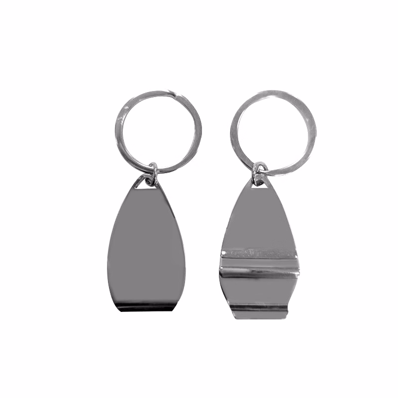 Surfboard Shaped Metal Bottle Opener Keyring
