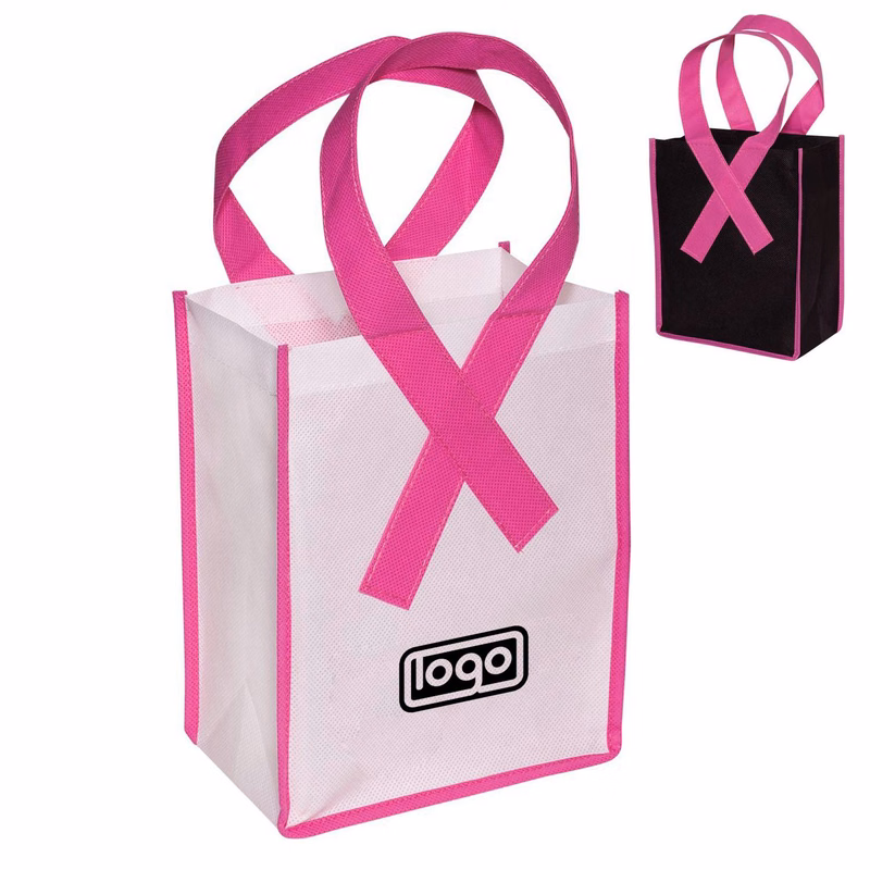 Non Woven Small Ribbon Tote Bag