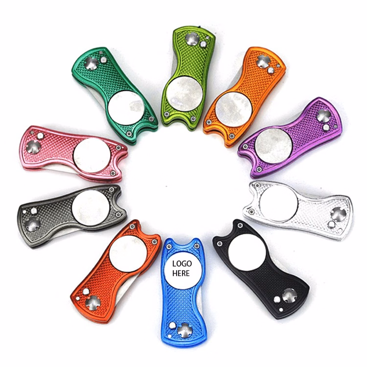Color changing golf ball fork
