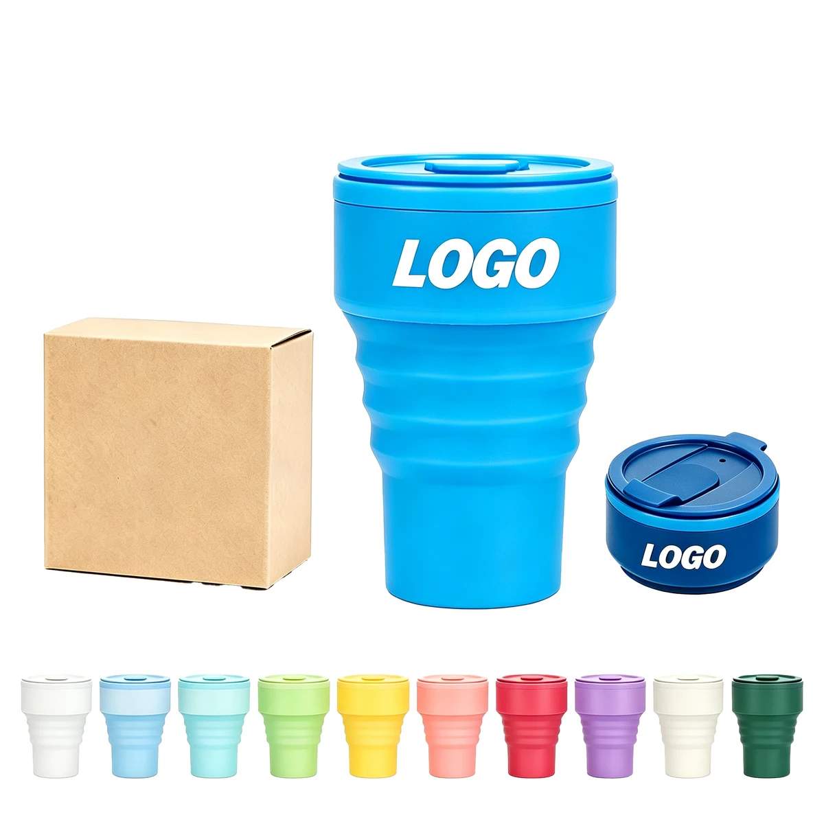 Portable Foldable Silicone Water Cup 1