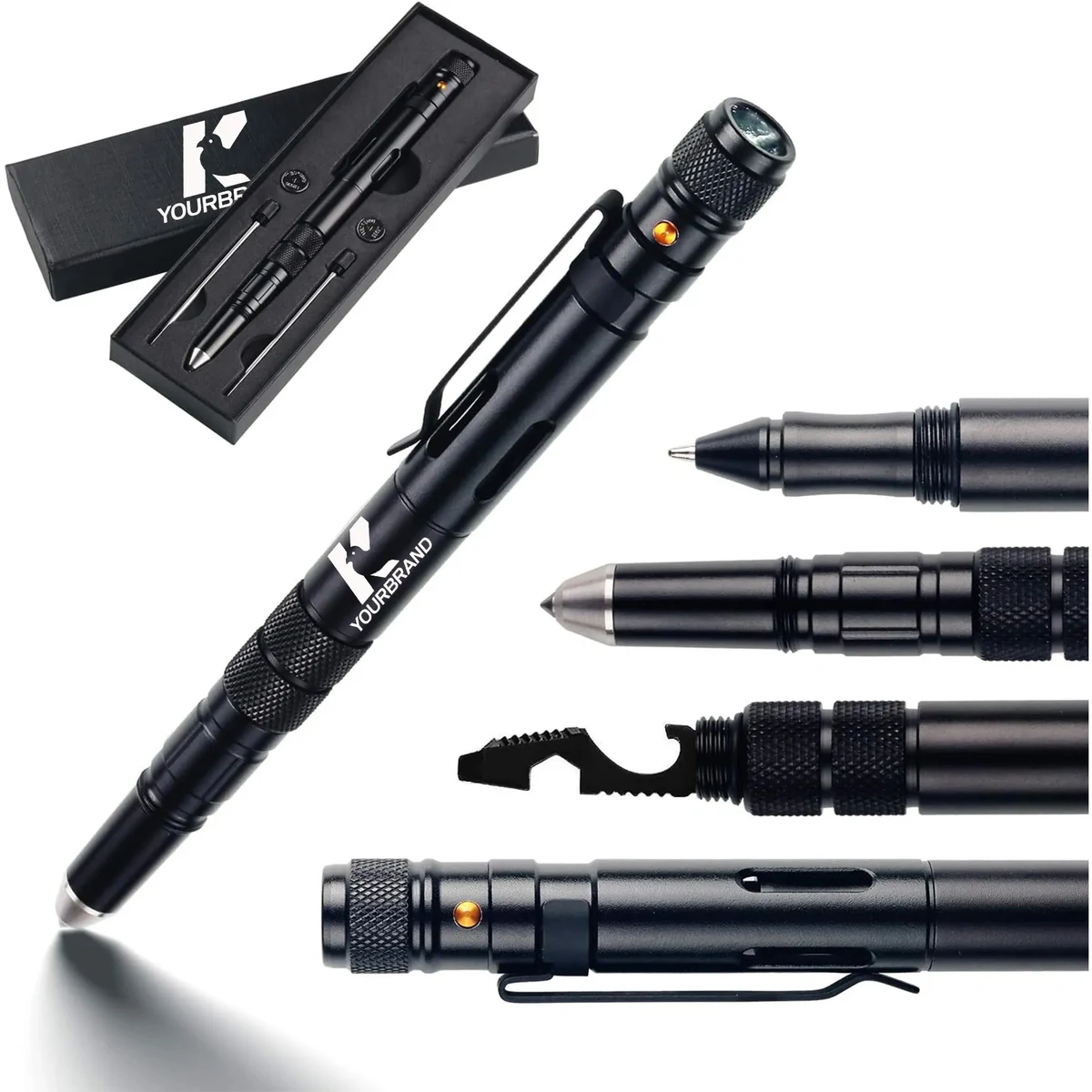 MultifunctionTactical Ballpoint Pen with LED Flashlight 1