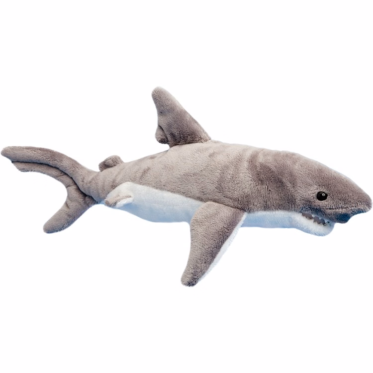 Smiley Shark Stuffed Animal