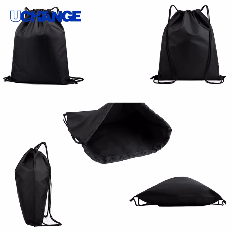 Solid Color Drawstring Basketball Backpack