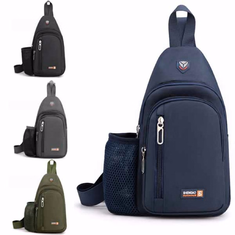Sling Backpack with Earphone Hole
