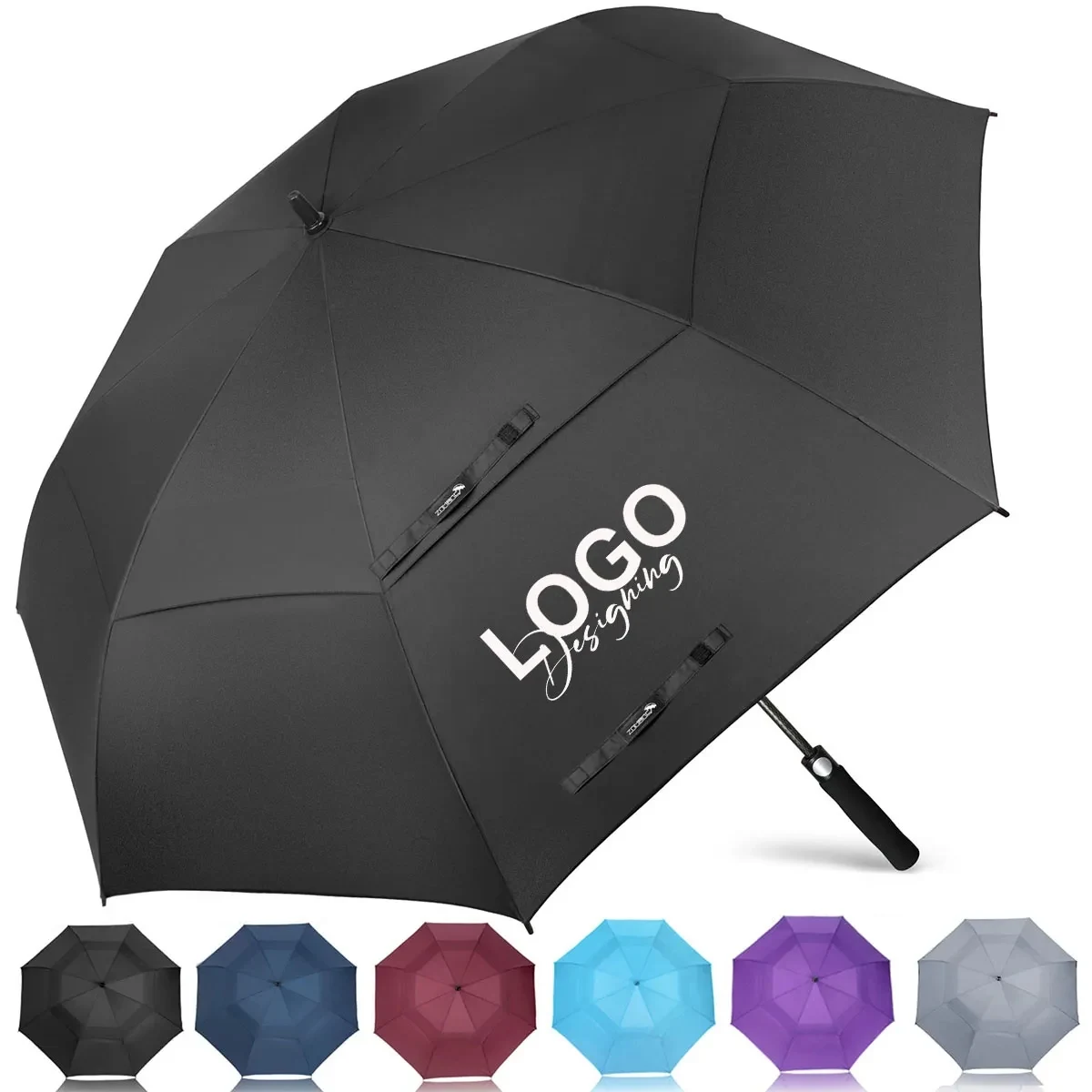60in Large Windproof Umbrellas Automatic Open 1