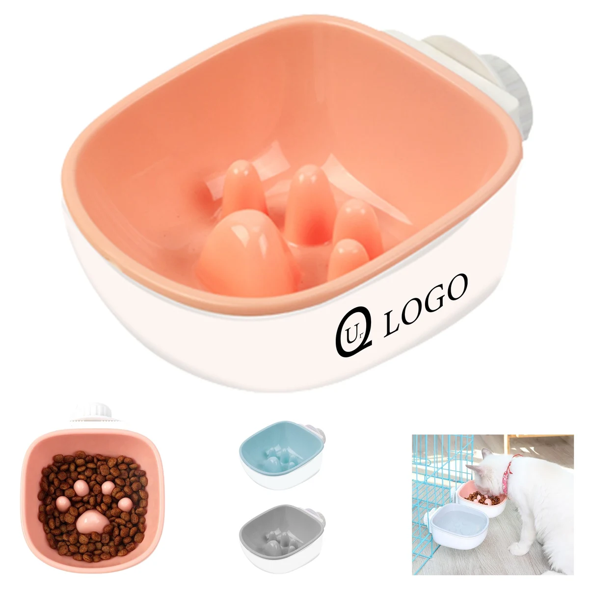 Plastic Pet Slow Feeder Bowls 1