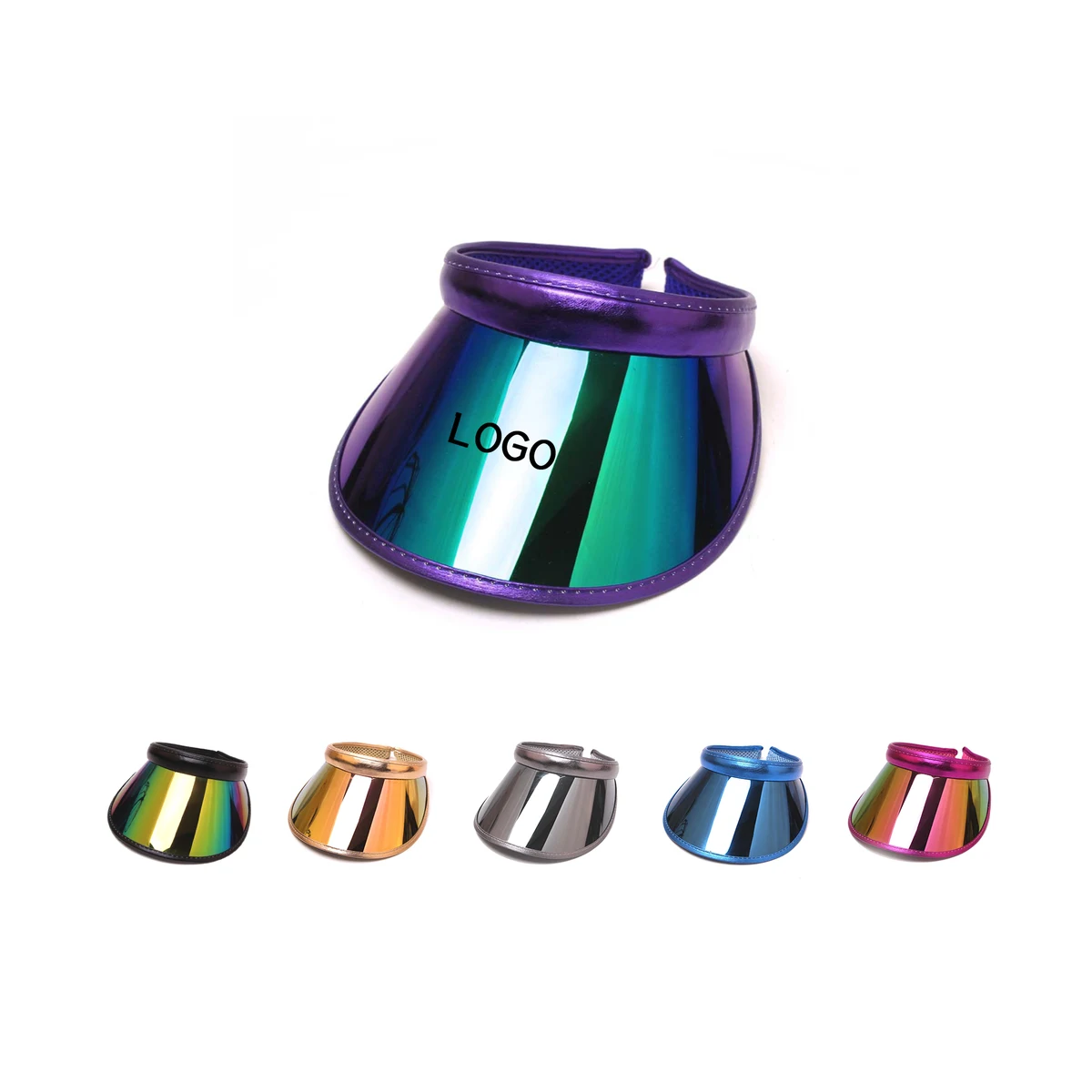 UV Protection Hair Clip Visor Hat 1