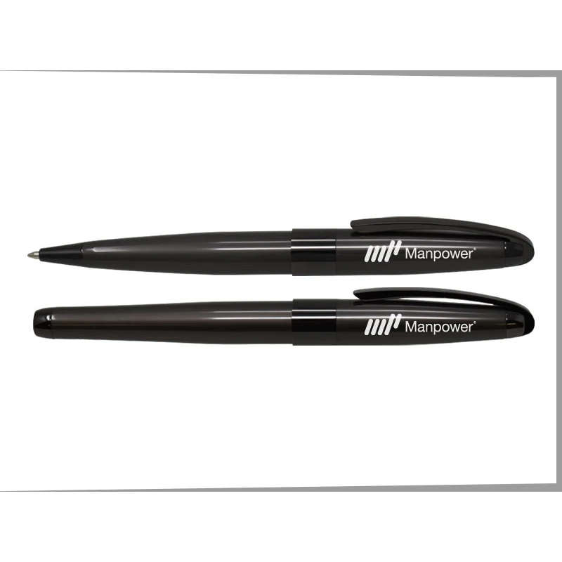 Gunmetal Ballpoint/Rollerball Pen Set 1