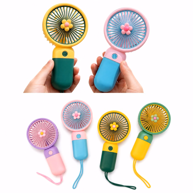 Cute Flower Handheld Mini Fan