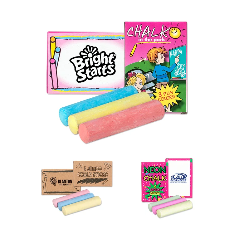 3 Pack Jumbo Sidewalk Chalk 1