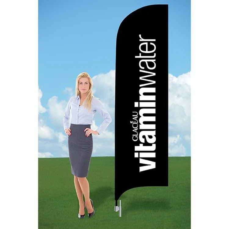 8ft Banner Flag with Ground Stake-Double 1