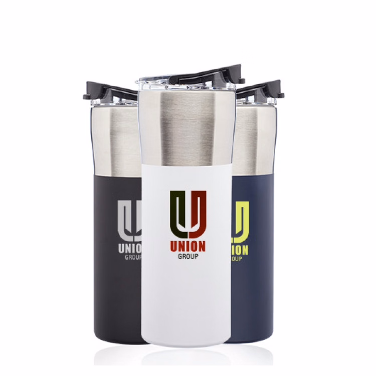 19 oz. Color Grip Travel Mug with Plastic Lid