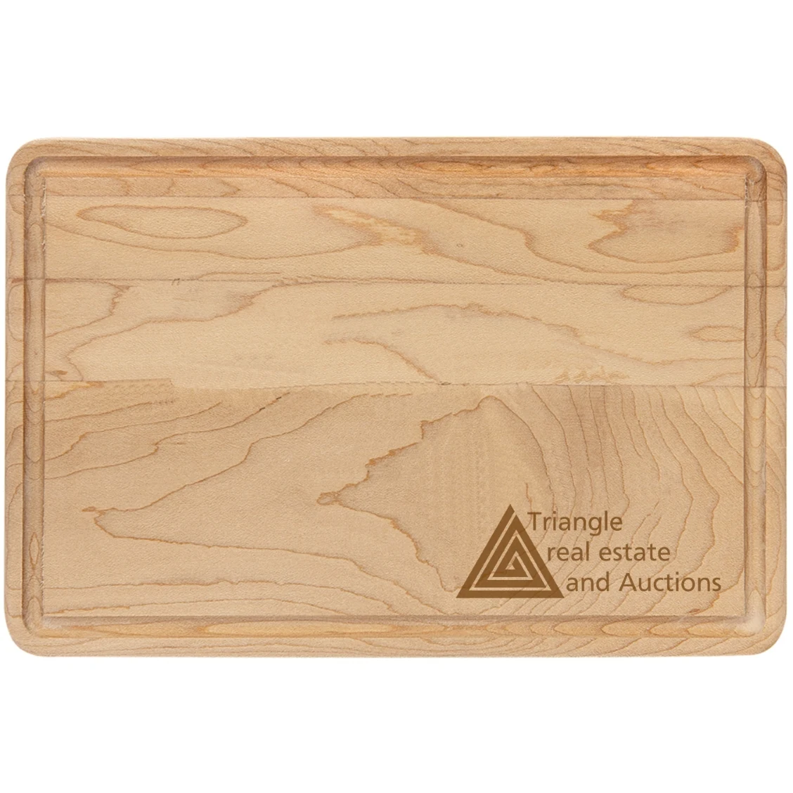 9" x 6" Maple Cutting Board with Drip Ring MADE IN THE USA! 1