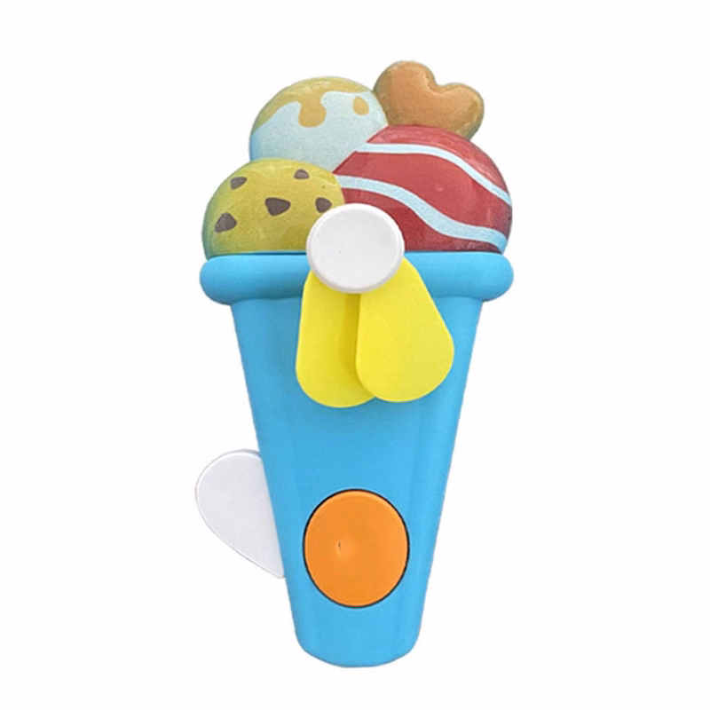 Mini Ice Cream Shaped Hand-Pressed Fan