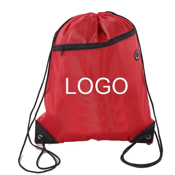 Headphone Slot Drawstring Bags 1
