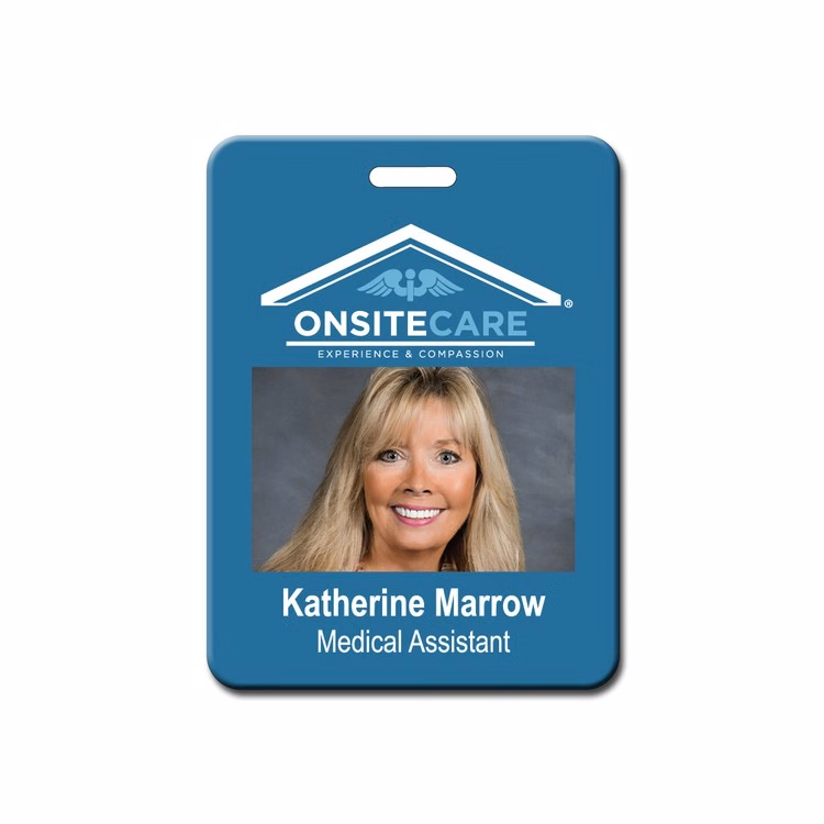 The Parthenon full color badge with a personalized photo 3" X 4"