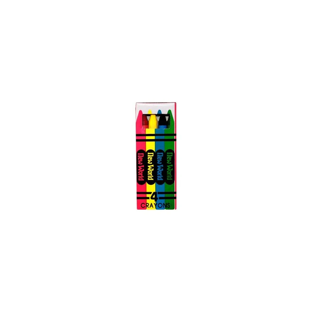 Bulk Crayons - 4 Count Assorted Colors 1