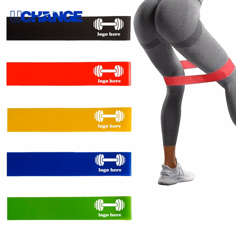 5-Level Printed Exercise Loop Bands Set