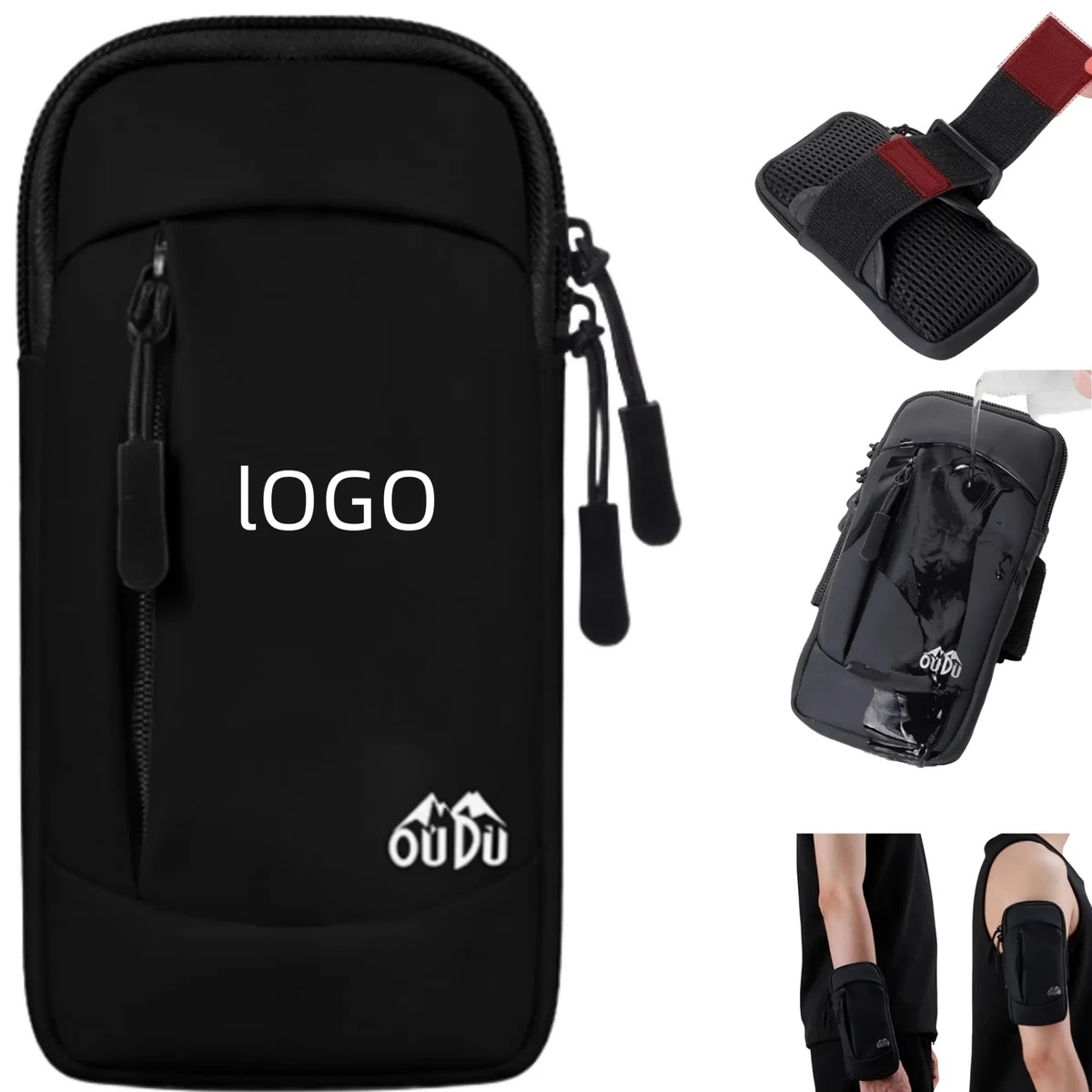 Mobile Phone Arm Bag Thin Wrist Handbag 1