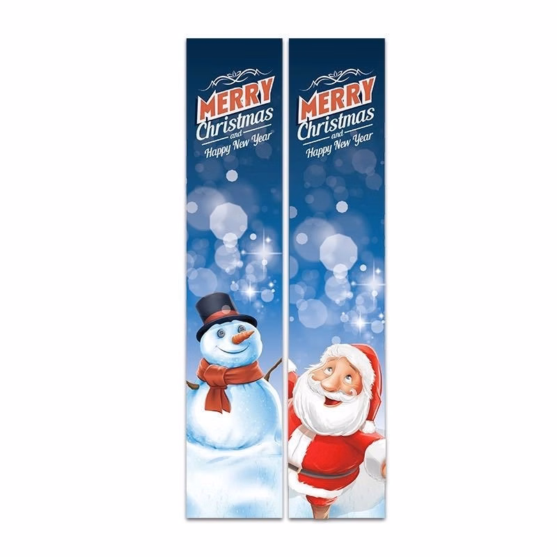 2 PCS Christmas Outdoor Decoration Banner