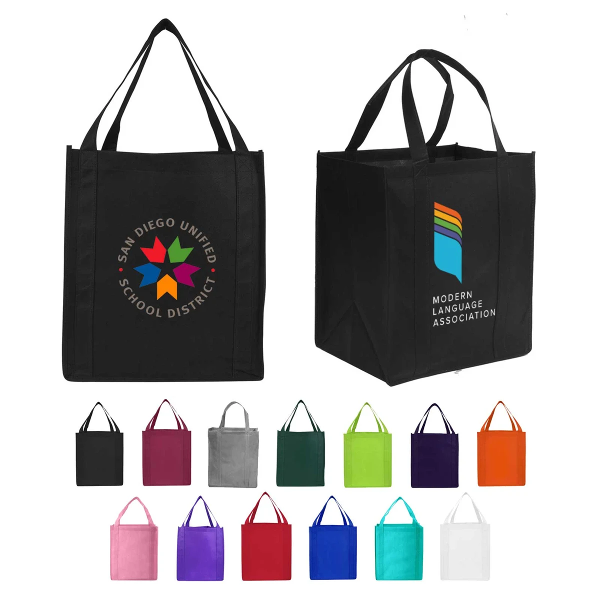 Full Color Large Non-Woven Recycled Tote 1