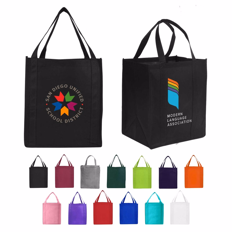 Full Color Large Non-Woven Recycled Tote