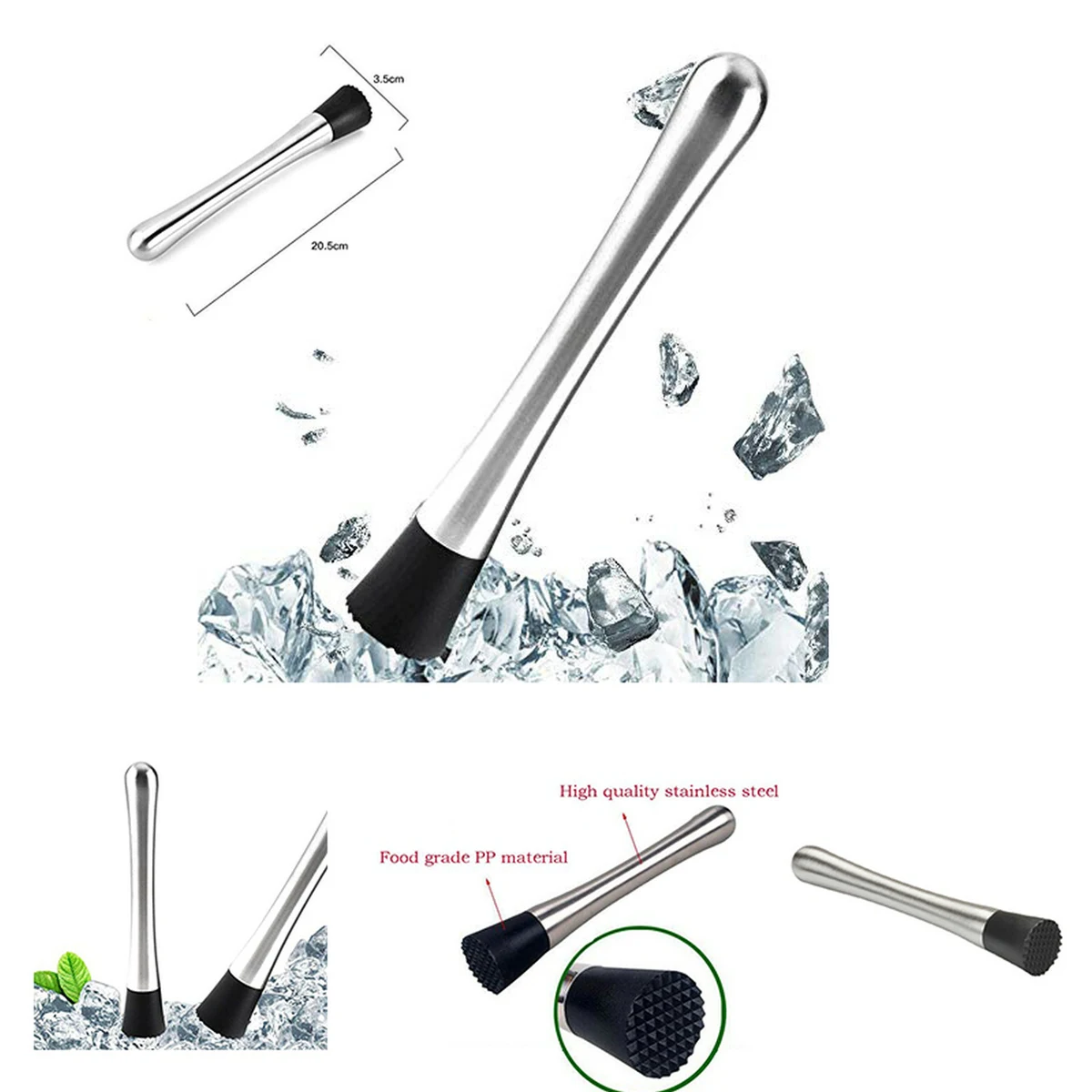 201 Stainless Steel Bartender Crushed Popsicle 1