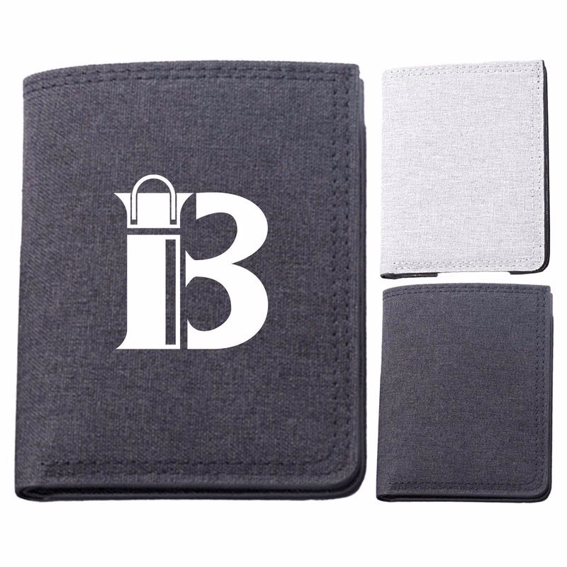 Portable Canvas Wallet w/ Card Slots