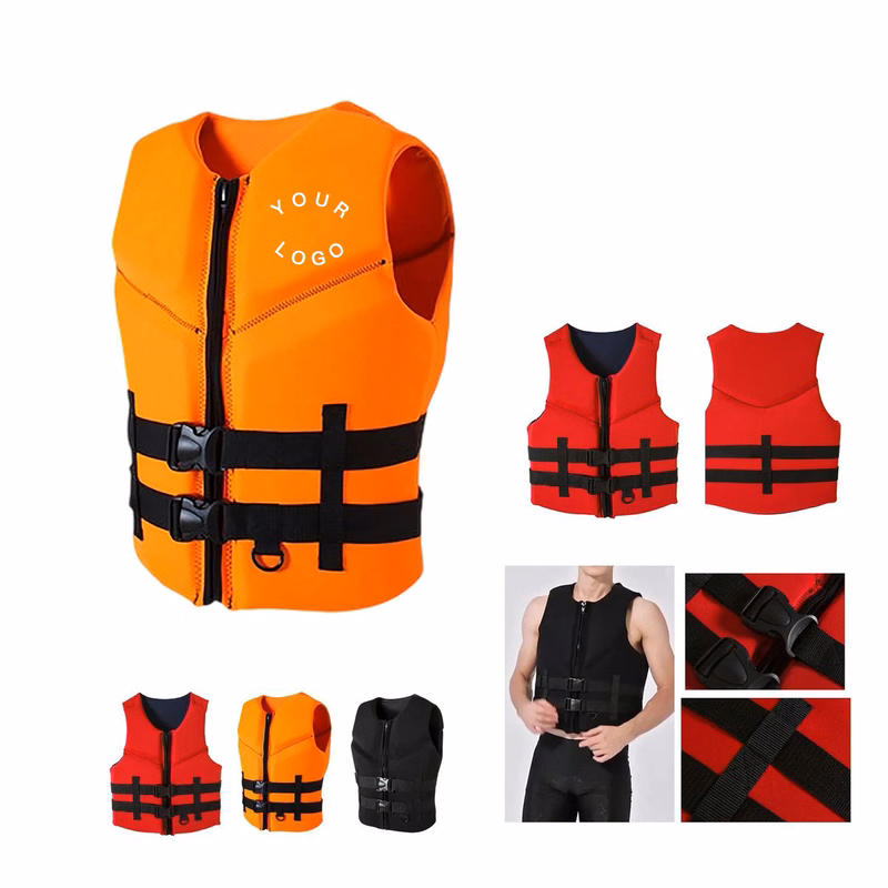 Durable Neoprene Life Vest with High Visibility Colors