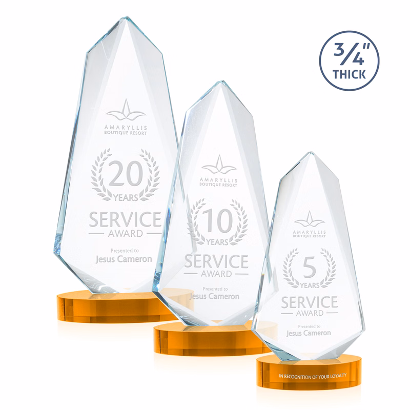 Sheridan Award on Alberton Base - Amber
