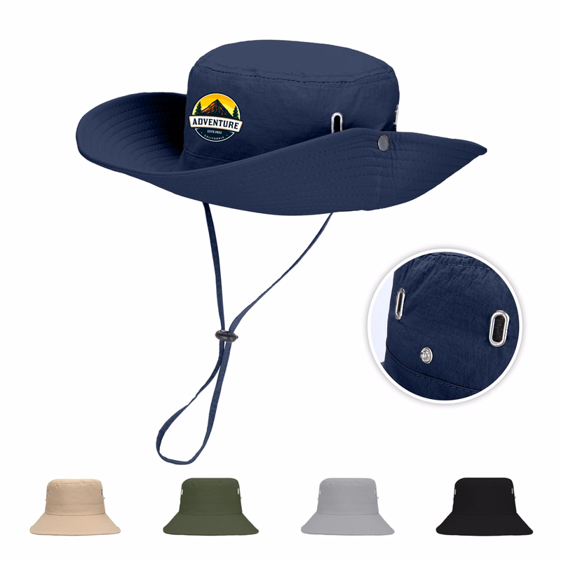 Cowboy Waterproof Wide Brim Sun Bucket Hat