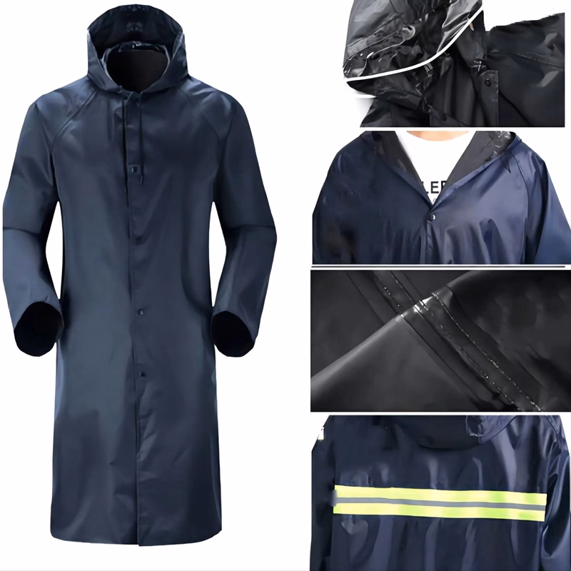 Reusable Reflective Adult Rainwear MOQ 50 PCS