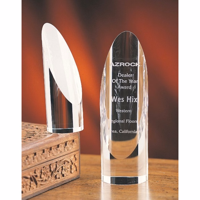 Designer Crystal Cylinder Award