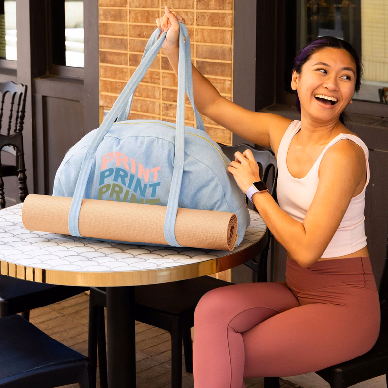SOMEWHERE YOGA TOTE - DENIM