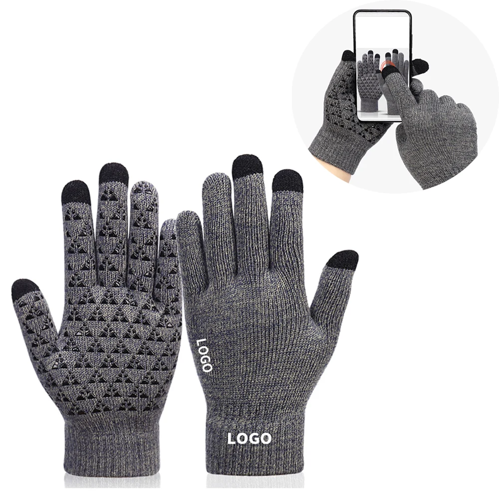 Thickened Touch-screen Knitted Gloves 1