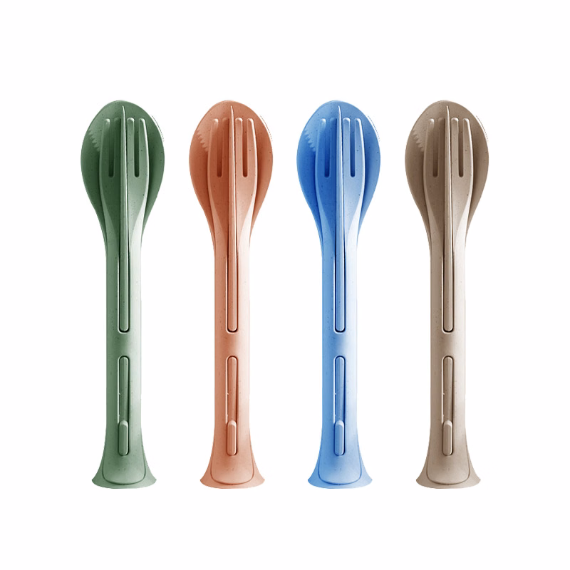 3 -in -1 Plastic Knife Fork Spoon Tableware