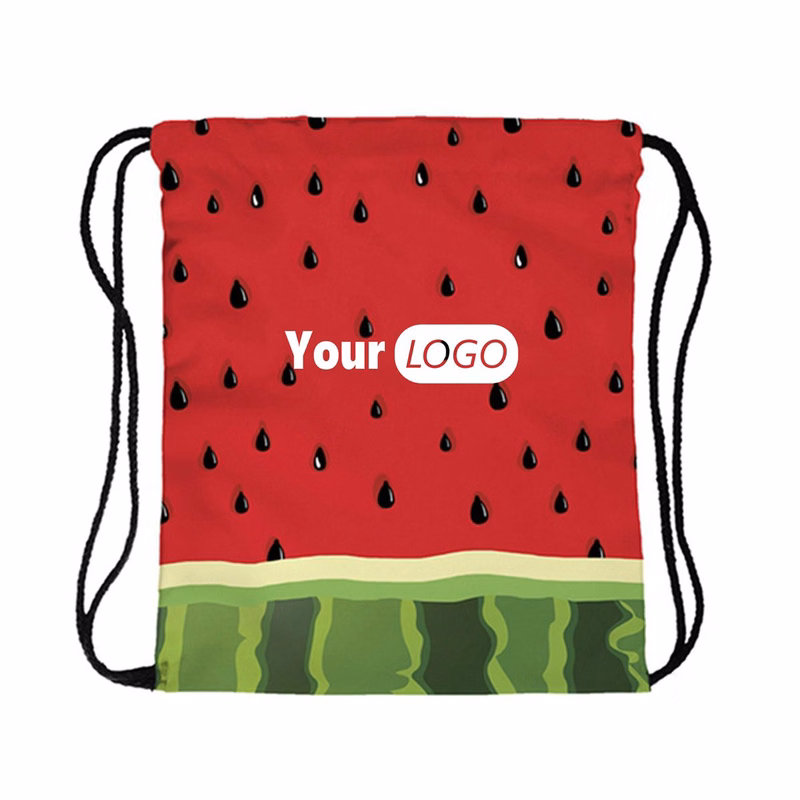 Oxford Watermelon Backpack Drawstring Bag