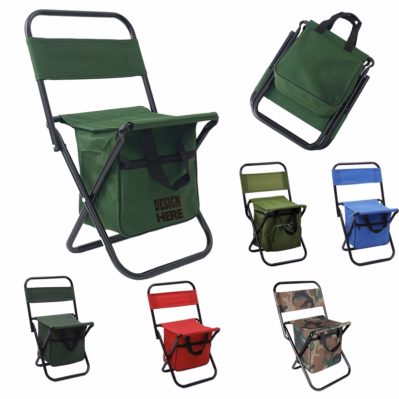 Camping Foldable Chair With Storage Bag