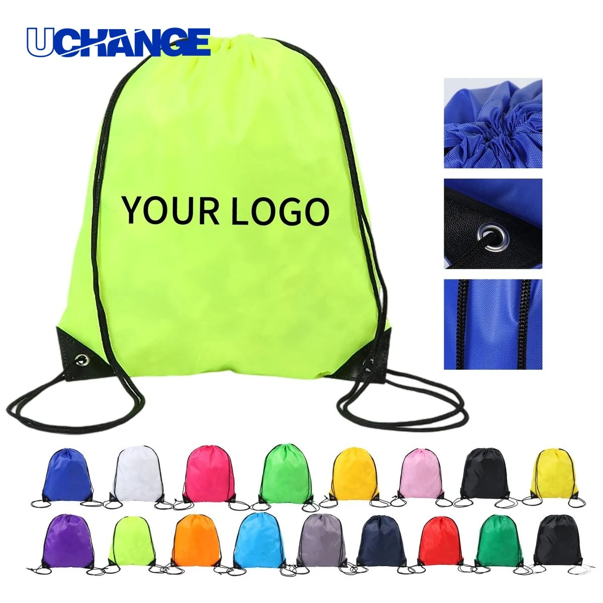 210D Polyester Drawstring Bag Organizer Compact Practical 1