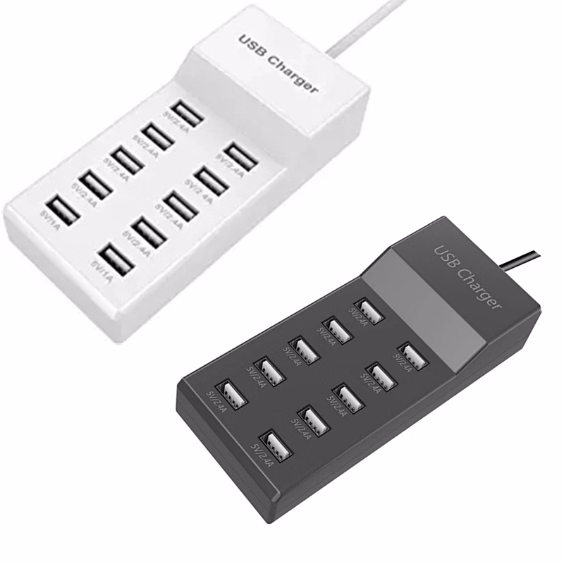 10-port USB charging station