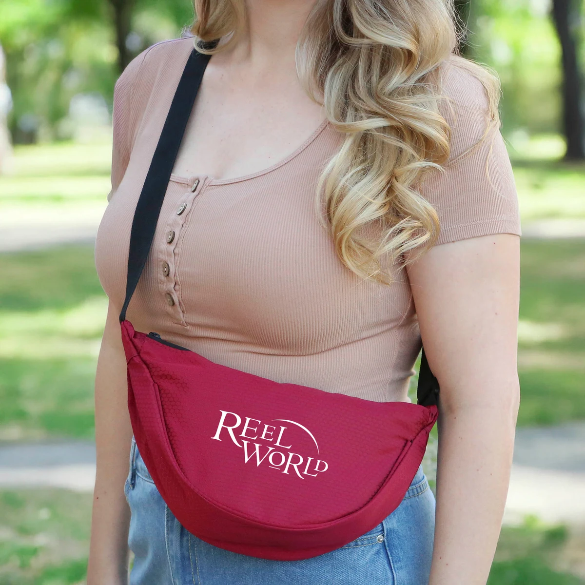 Curved Crossbody Bag - RPET Ripstop 1