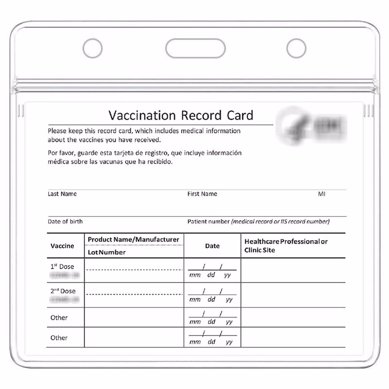 Small Vaccination Card Holder