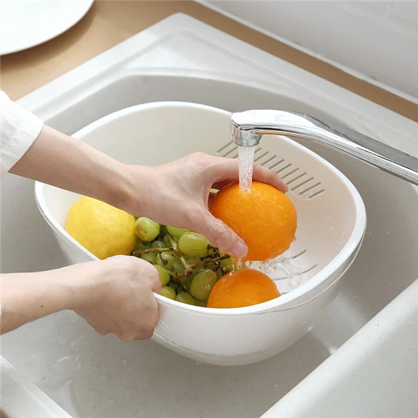 Double-layer vegetable sink 1