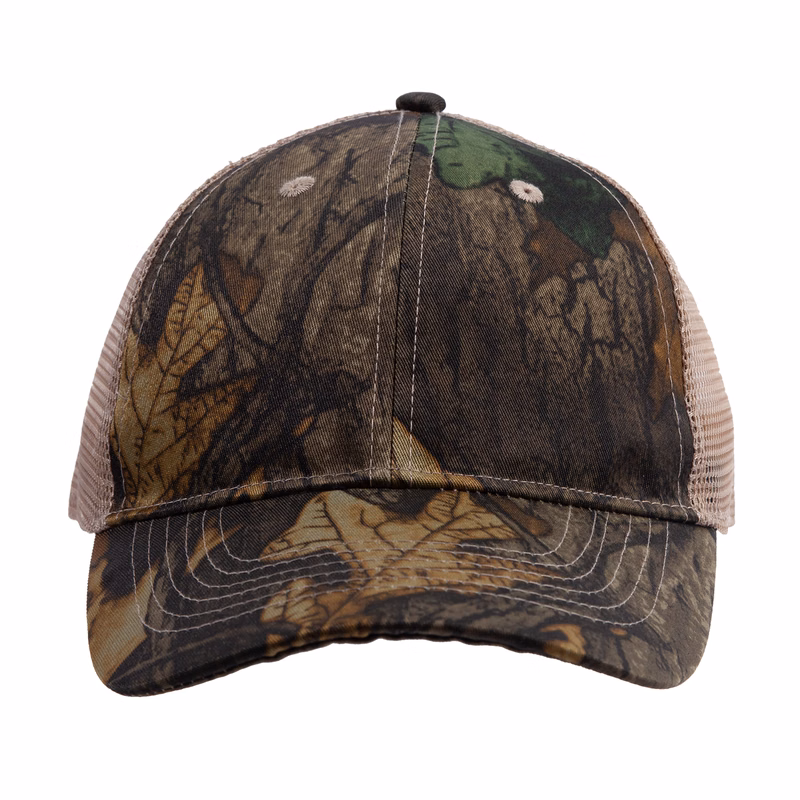Crossbow Camo Mesh Trucker Hat (Embroidered)