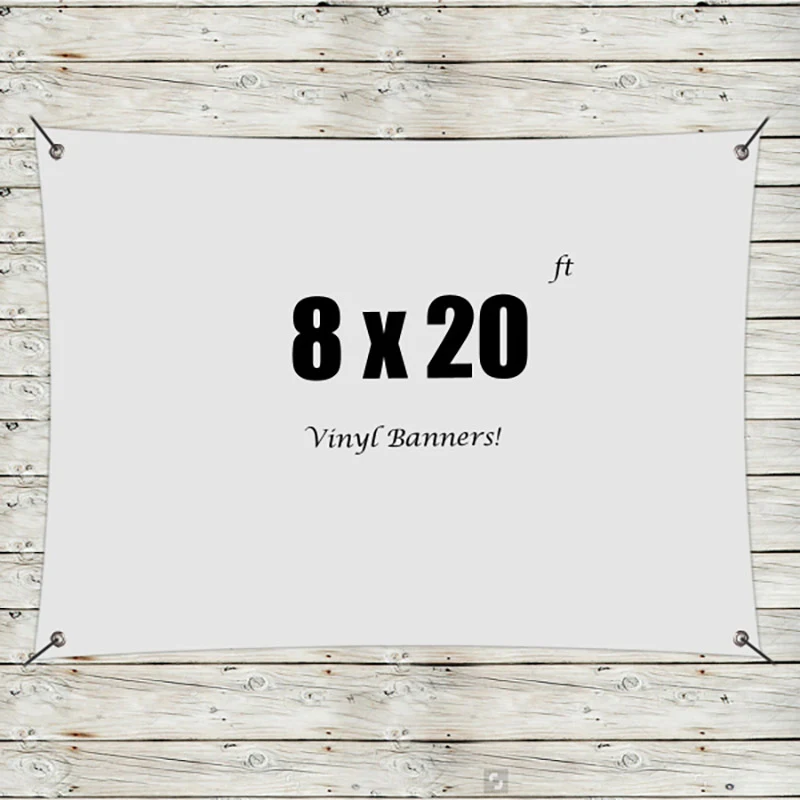 Custom 8' x 20' Vinyl Banners 1