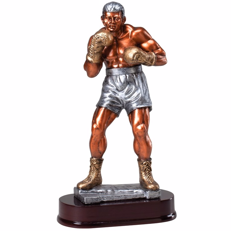 Boxer, Multi-Color Large Statuette, 12-1/4"