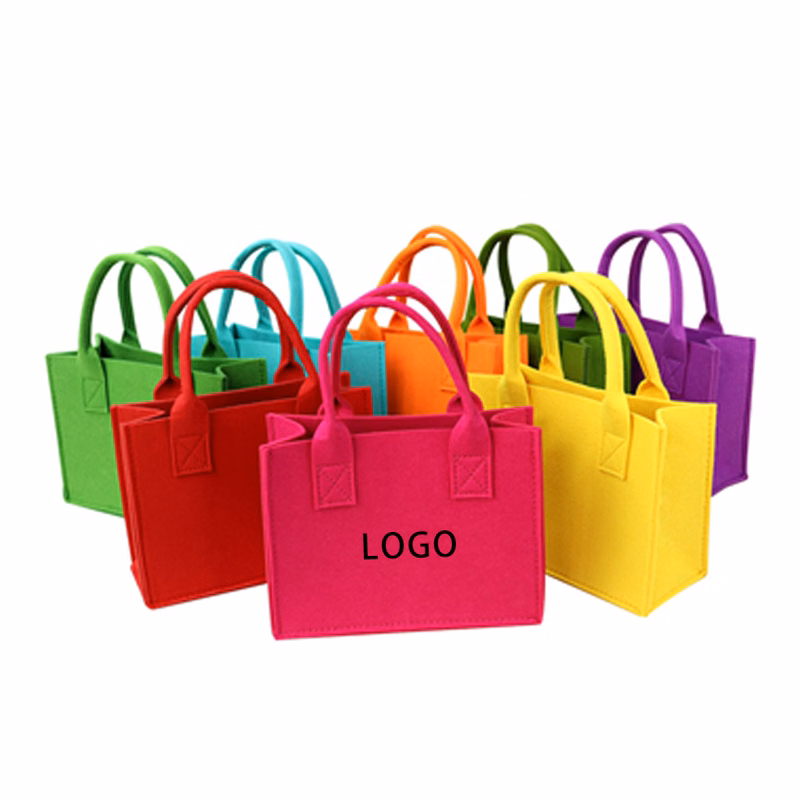 Custom gift felt handbag