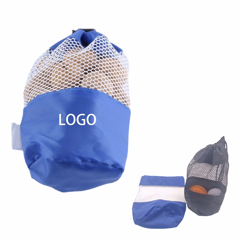 Wholesale Custom Blue Scuba Diving Mesh Drawstring Bag