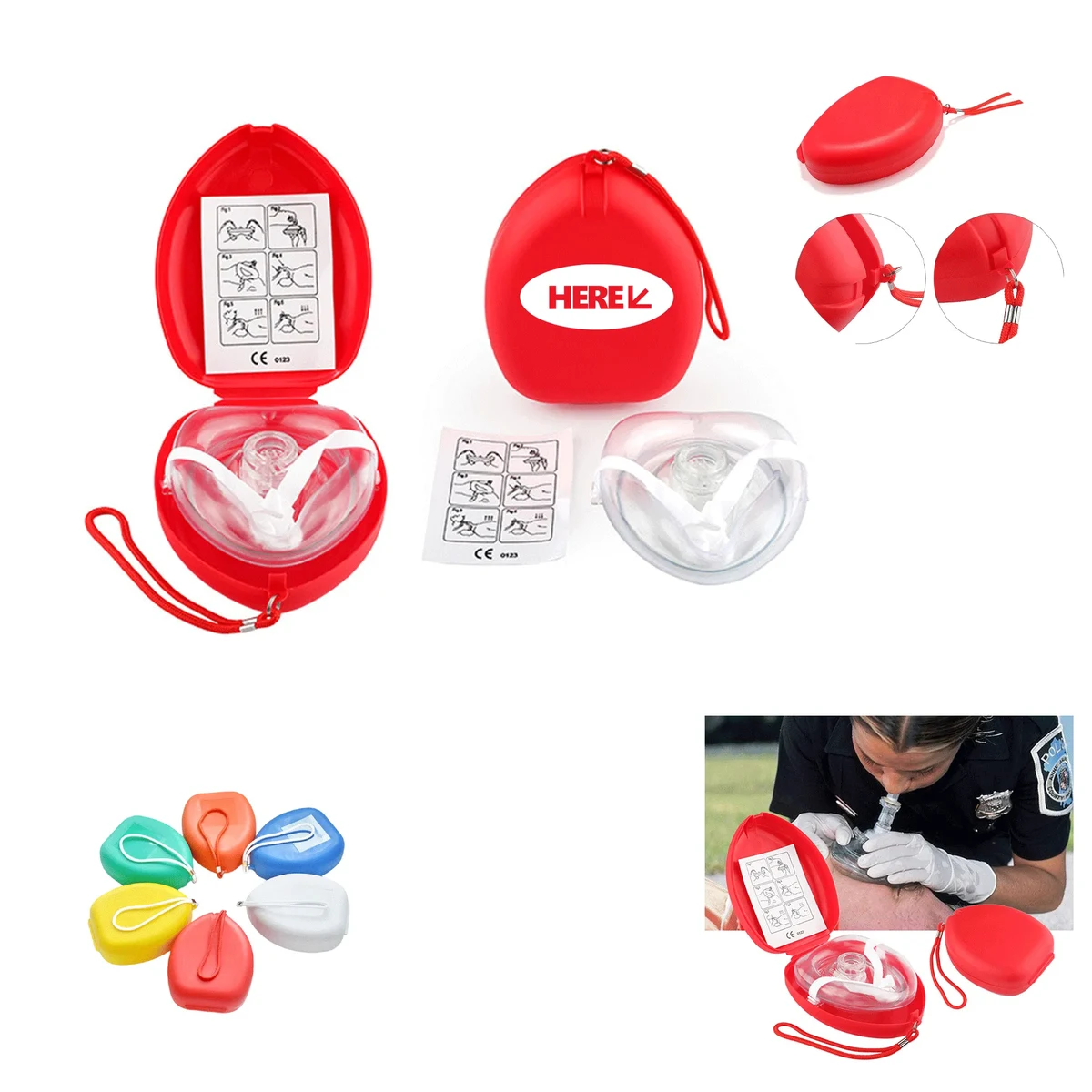 Cardiopulmonary Resuscitation CPR Breathing Mask 1