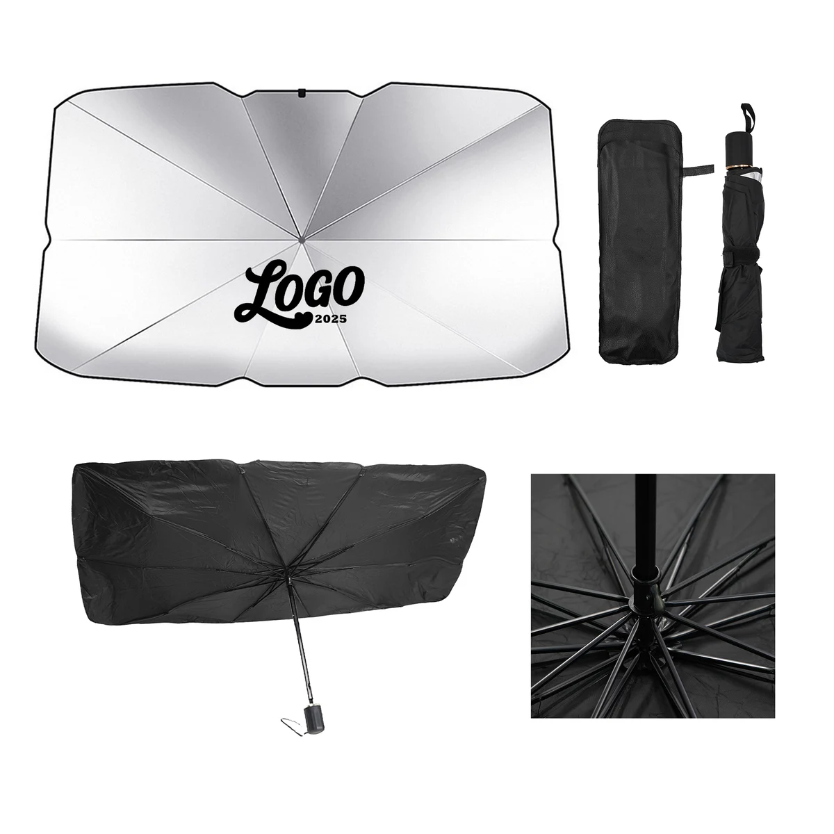 Portable Foldable Car Sunshade Umbrella 1